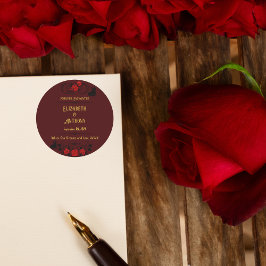 Eternal Bond Wedding Ronde Sticker