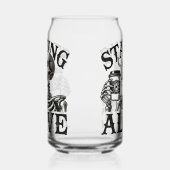 Eternal Brew: Skeleton Can Glass Blikvorm Glas (Links)