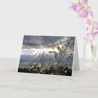 Eternal Comfort: een Christelijke sympathiekaart Kaart