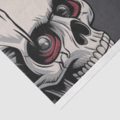 Eternal Decay" Gotische schedel en Roos Tissuepapier (Detail)