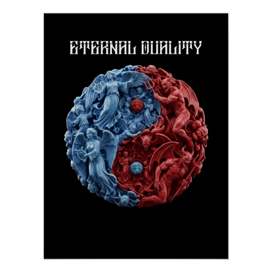 Eternal Duality Acrylic Poster Perfect Poster (Voorkant)