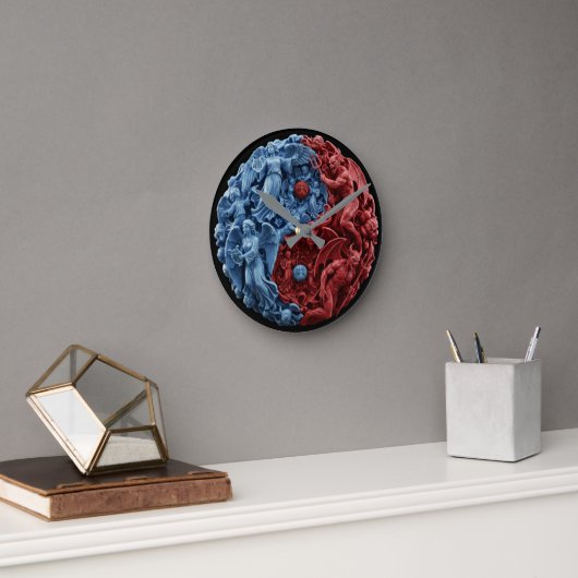 Eternal Duality Wall Clock Ronde Klok (Kantoor)