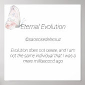 Eternal Evolution/Original Poem/©SRD Poster (Voorkant)
