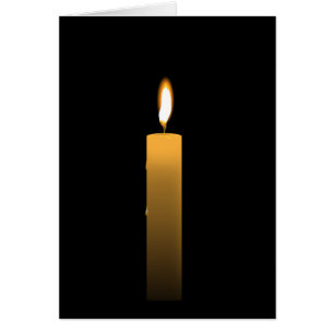 Eternal Flame Custom Interior Text Sympathcard