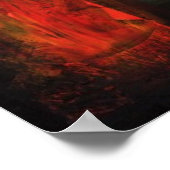 Eternal Flame Fire Twins Surrealist Collage Art Poster (Hoek)