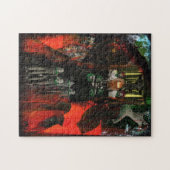 Eternal Flame Mixed Media Horror Gothic Originele Legpuzzel (Horizontaal)