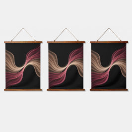 Eternal Flow of Love — Abstract Romantic Art Hangend Wandkleed