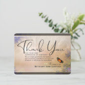 Eternal Garden Sympathie Dankkaart Kaart (Staand voorkant)