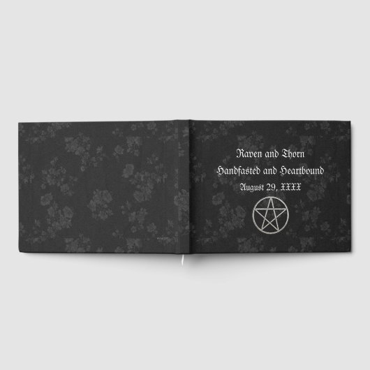 Eternal Handfasting/Weddenschap Pentacle Black Ste Gastenboek (Volledig)