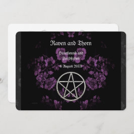 Eternal Handfasting/Weddenschap Pentacle Lavender  Kaart