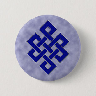 Eternal Knot on Clouds Button