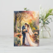 Eternal Love : Elegant Wedding Invitation (Debout devant)