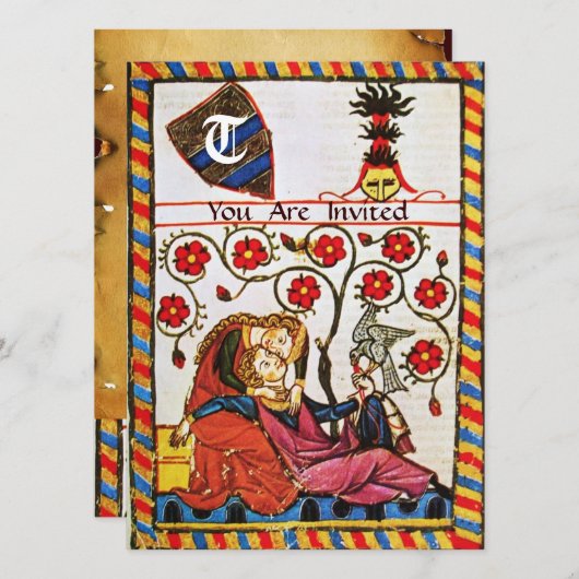 ETERNAL LOVE MONOGRAM KAART (Voorkant / Achterkant)