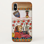 ETERNAL-LOVE MONOGRAM-perkament Case-Mate iPhone Case (Achterkant)