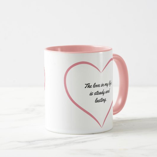 Eternal love mug (Devant droit)