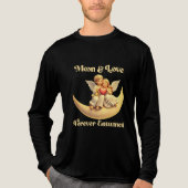 Eternal Love on a Crescent Moon Tri-Blend Shirt (Voorkant volledig)