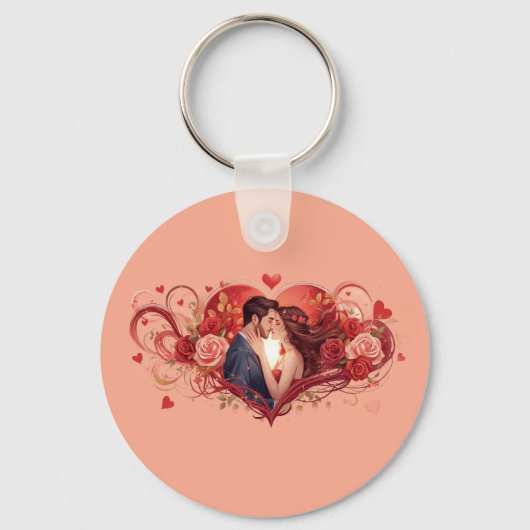 Eternal Love Rozen Sleutelhanger (Voorkant)