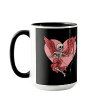 Eternal Love Skeleton Angel Mug