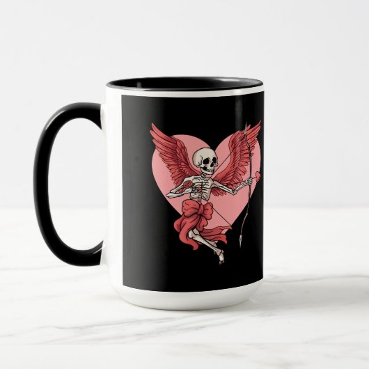 Eternal Love Skeleton Angel Mug (Gauche)