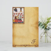 ETERNAL LOVE VALENTIJNSDAG PARCHTIEMONOGRAM BRIEFPAPIER (Staand voorkant)