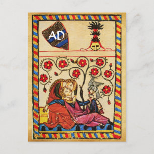 ETERNAL LOVE VALENTIJNSDAG PARCHTIEMONOGRAM FEESTDAGENKAART