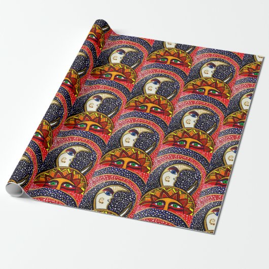 Eternal Love Wrapping Paper Cadeaupapier (Uitgerold)