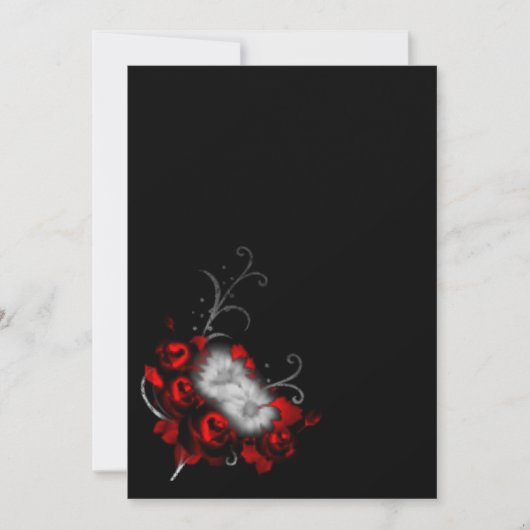 Eternal Memories Gothic Wedding Kaart (Voorkant)