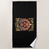 Eternal Nightfall Halloween Skull Pumpkin Strandlaken (Voorkant)