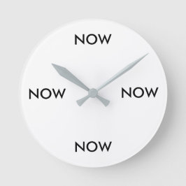 Eternal Now Clock Ronde Klok