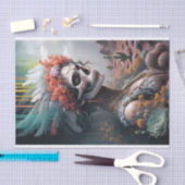 Eternal Princess Warrior, een Amerikaanse schedel Tissuepapier (Craft)