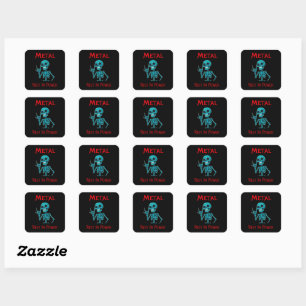 Eternal Riffs Vierkante Sticker