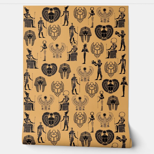 Eternal Sands: Egyptian Antique Elegance for Time Behang (Afrollen)