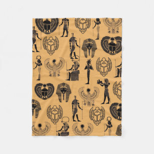 Eternal Sands: Egyptische Antiek elegantie voor ti Fleece Deken
