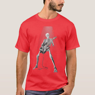 Eternal Skeleton Guitarist Vintage girl T-shirt