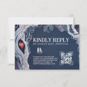 Eternal Soulmates QR-code RSVP Kaartje (Voorkant)