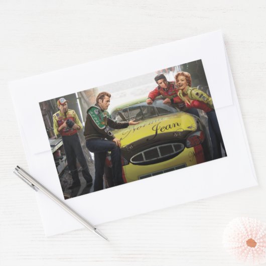 Eternal Speedway Rechthoekige Sticker (Envelop)