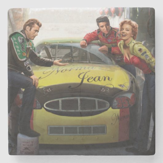 Eternal Speedway Stenen Onderzetter (Voorkant)