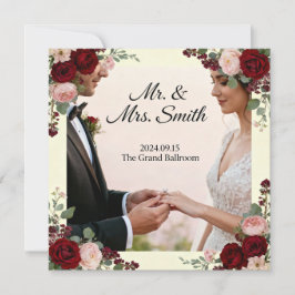 Eternal Vows Wedding Invitation Kaart