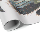 Eternal Warrior, Indiaanse totemschedel Cadeaupapier (Rol Hoek)