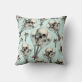 Eternally Sweet Skull Lollipops Kussen (Achterkant)