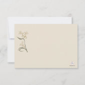 Eternel - Bereavement Merci Carte pour notes (Dos)