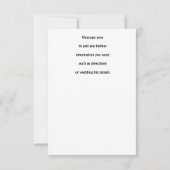 💍 Éternel Glitch : Faire-part de mariage Weirdcor (Dos)