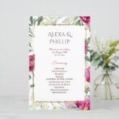 Éternel Romance Rose aquarelle programmes de maria (Debout devant)