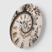 Éternelle Vintage grande horloge (Angle)