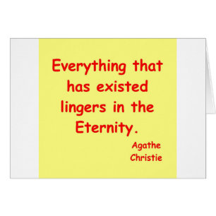 éternité de christie d'agatha