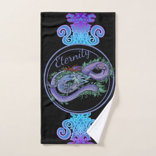 Éternité orientale de dragon (Serviette à main)