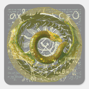 Eterniteit Vierkante Sticker