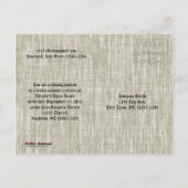 Eternity Gothic  Bridal Shower Uitnodiging Briefkaart (Achterkant)