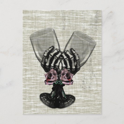 Eternity Gothic  Bridal Shower Uitnodiging Briefkaart (Voorkant)