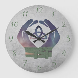 Eternity Handfasting Clock for Pagan Newly Weds Grote Klok